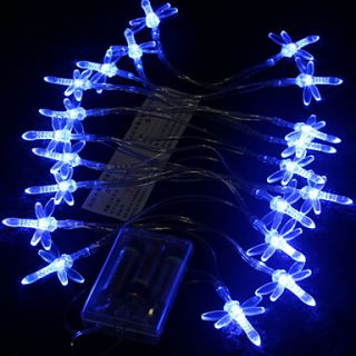 EUR € 21.78   2.5m 3w 20 LED Blaulicht dragonfly förmige LED String