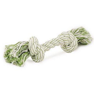 pequeno tamanho de corda de algodão verde menta para cães (16x1.8x1