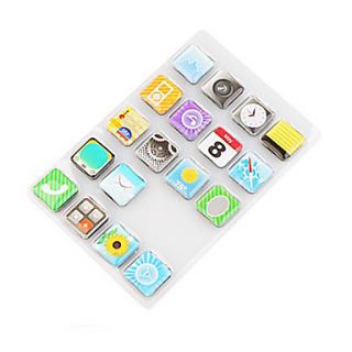  Icon Design Fridge Magnet (18 Pack), Gadgets