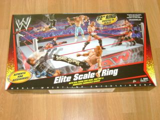 Elite Real Scale Mattel WWE Toy Wrestling Ring Playset