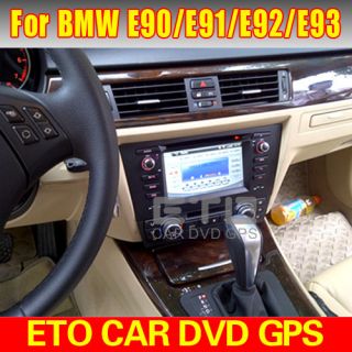 ETO in Car DVD Player GPS SAT Nav Navigation iPod TV BMW E90 E91 E92