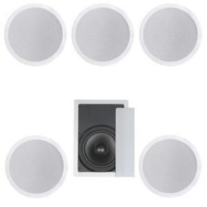 Six in Ceiling Speakers 5 1 Home Theater Surround Sound