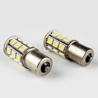 1156 5050 SMD 24 LED de freio de carro luz branca transformar a luz do