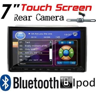  DIN 7 Car in Dash DVD Player Stereo Radio iPod TV  Camera