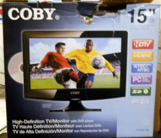 Coby TF DVD1595 15 inch 720P LCD HDTV DVD Player Combo for Parts
