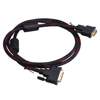 USD $ 6.99   Gold Plated DVI 24+1 M M Shielded Connection Cable (1.5M