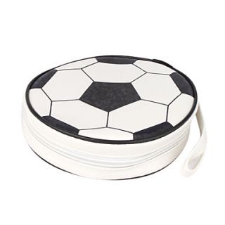 USD $ 3.79   Football Design CD Case (For 24 CDs, White and Black