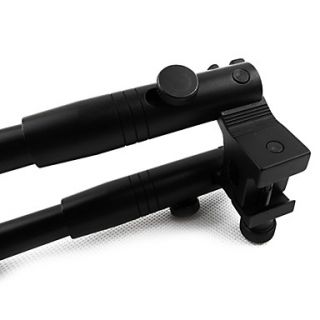 EUR € 24.37   Zwart Aluminium intrekbare Bipod (26x7.5x2cm), Gratis