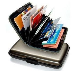 Indestructible Aluminum Shielded Credit Card Wallet RFID Blocking Case