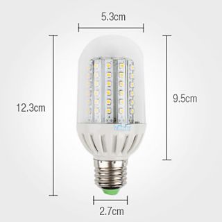 e27 5.5W SMD 3528 90 LED 550lm 3000 3500K warmes weißes Licht Mais