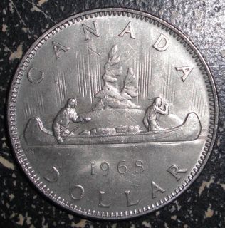 Canada 1 Dollar Voyager and Indian in Canoe Coin