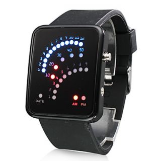 EUR € 5.97   Reloj Pulsera de 29 LED en Silicona (Negro), ¡Envío