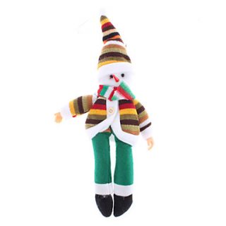 28 centímetros 11 hatted malha Papai Noel em verde Enfeite Calças