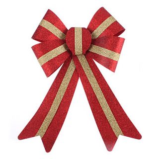 USD $ 8.19   29x37cm Sequin Bowknot Christmas Ornament (Random Color