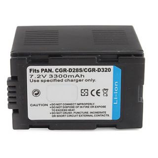 3300mAh camera batterij d28s/d320 voor panasonic 330vps005c, DS11, 25