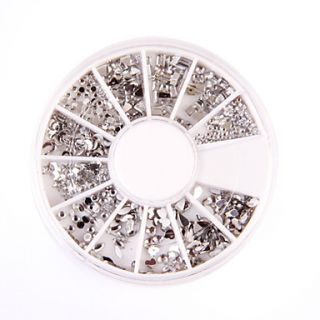 EUR € 1.28   240 nail art strass brillantini punta mix ruota gemma