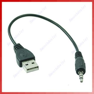USB Male to 3 5mm Audio Stereo Headphone Jack Plug Cable for  MP4