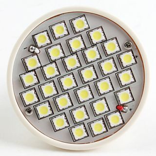 e27 30 5050 SMD 6w 300lm 6000 6500k lâmpada ponto natural branco