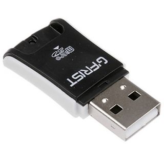 USD $ 0.89   USB 2.0 MicroSDHC MicroSD TF Card Reader (Up to 32GB