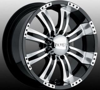 18 inch Incubus Poltergeist Black Wheels Rims 5x5 5x127