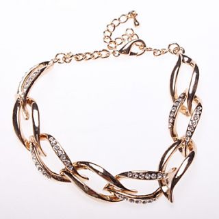 EUR € 6.34   Cristal incrusté Bracelet Chain Link, livraison