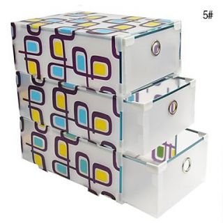 USD $ 36.99   Multifunction PP Storage Box with 3 Drawers,