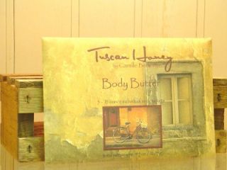 Camille Beckman Body Butter Creme Gift Basket Supplies Tuscan Honey 11