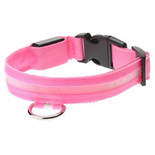 EUR € 5.33   Justerbar High Quality Nylon LED Collar til hunde (Pink