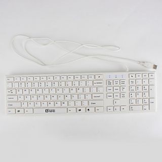 EUR € 21.33   Ultra dunne USB 2.0 QWERTY toetsenbord, Gratis