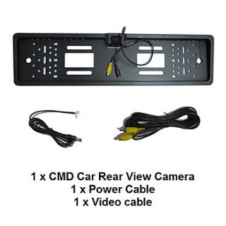 USD $ 36.99   Car Rearview Camera (Nightvision, Waterproof, EU License