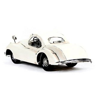 USD $ 38.89   Retro Metal Sedan Model(White),