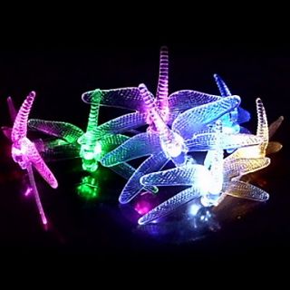USD $ 38.59   2.5M 3W 20 LED Colorful Light Dragonfly Design LED