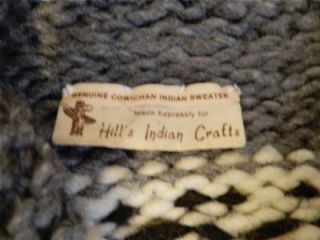 Cowichan Indian sweater made expressly for Hills Indian Crafts