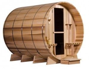 New Indoor Outdoor Grandview Barrel Sauna Kit 6 Person 