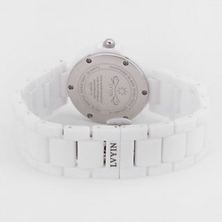 EUR € 41.39   unisex keramisk analog quartz armbåndsur (hvid