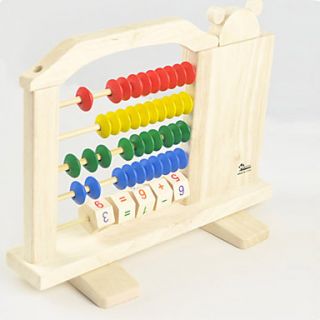 USD $ 22.39   Wooden Bear Abacus with Clock,