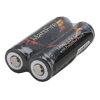 USD $ 7.39   MarsFire 14500 3.7V 930mAh Rechargeable Li ion Batteries