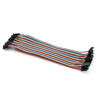 EUR € 4.31   elektronik diy dupont linje 1p 1p 20cm färg kabel 40p