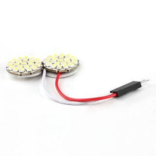 1206 SMD 44 LED White Light Bulb for Car Reading/Dome/Combination Rear