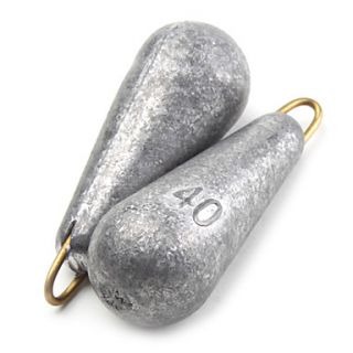 USD $ 7.69   40g Fishing Sinkers With Rings (2 Pack),