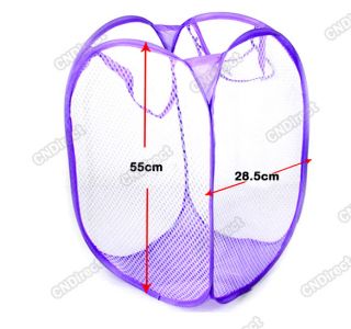  Mesh Collapsible Laundry Hampers Laundry Bag Basket Easy Open