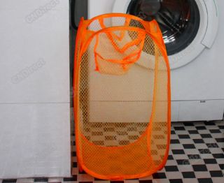  Mesh Collapsible Laundry Hampers Laundry Bag Basket Easy Open