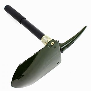 Universal Shovel with Anti Skidding Grip (HRC45 50 Hardness, Green
