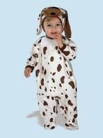 Plush Puppy Child Infant Costume Size 1 2 Dalmation 6   12 months old