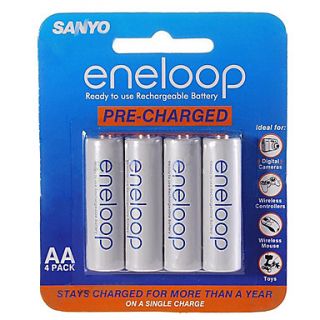 EUR € 18.47   ENELOOP Sanyo 2000mAh NI MH AA recargables (4 Pack