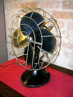  Vintage Hunter Art Deco Steampunk Electric Industrial Fan