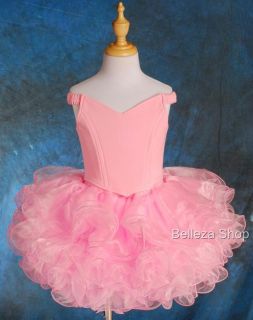 Pcs Girls Pink Cupcake National Pageant Dress Sz 3 4T