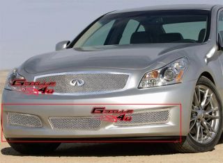07 08 Infiniti G35 Bumper Stainless Steel Mesh Grille