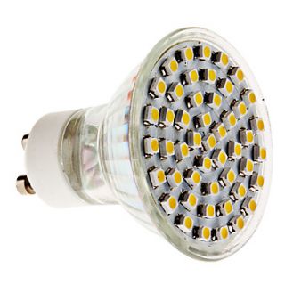 EUR € 7.35   GU10 3W 48x3528 SMD 270 300LM 3000 3500K Warm wit licht