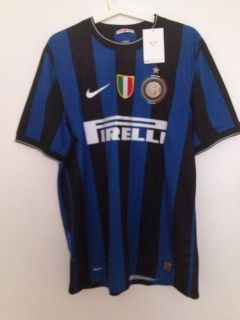 BNWT Inter Milan 09 10 H shirt jersey Milito 22 rare sneijder mourinho